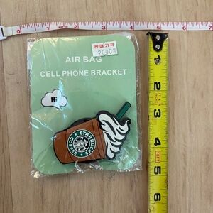 Starbucks Coffee Cup Phone Bracket - Brown and Green